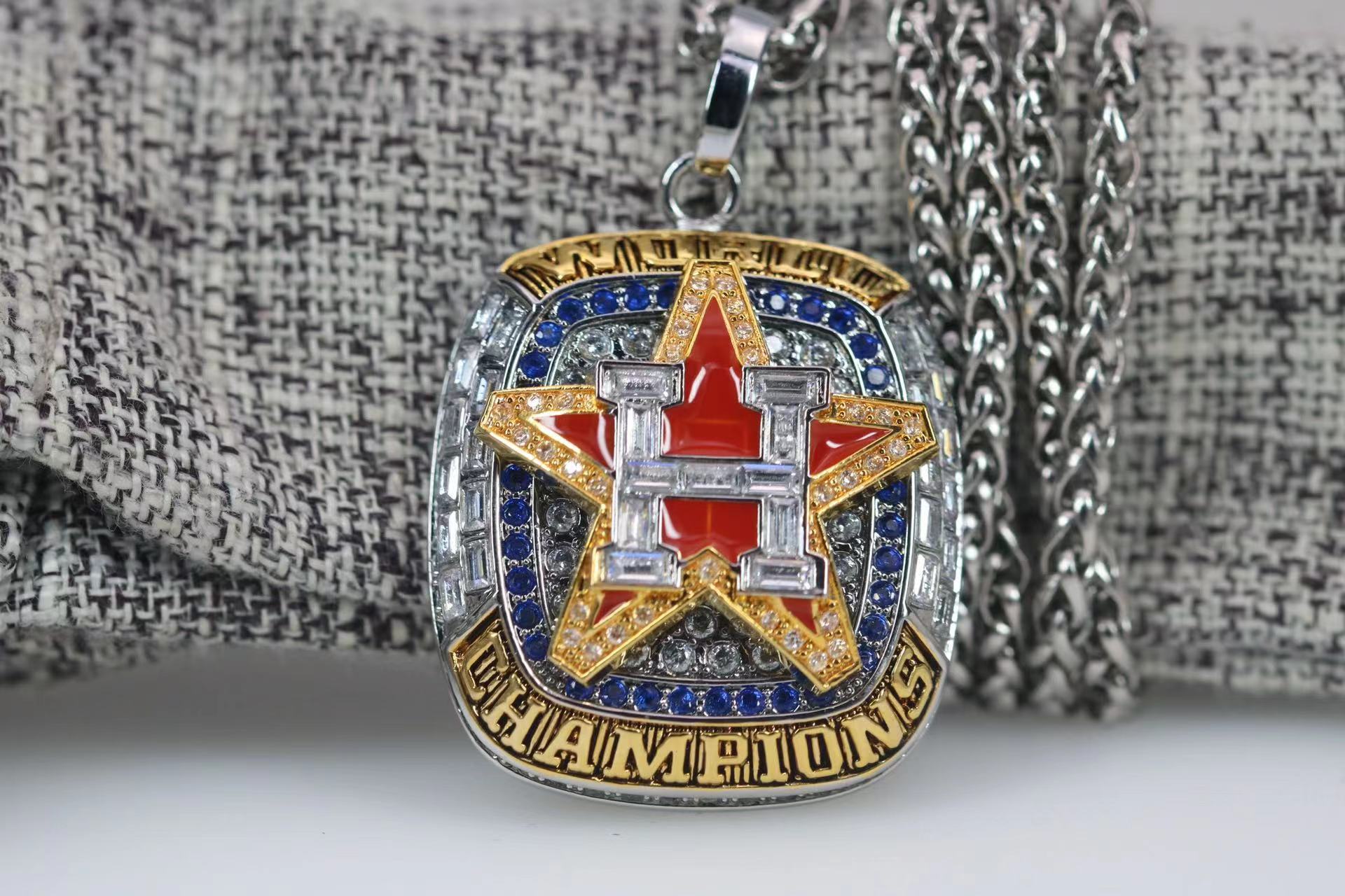 Houston Astros World Series Championship Pendant/Necklace (2022) - Premium Series