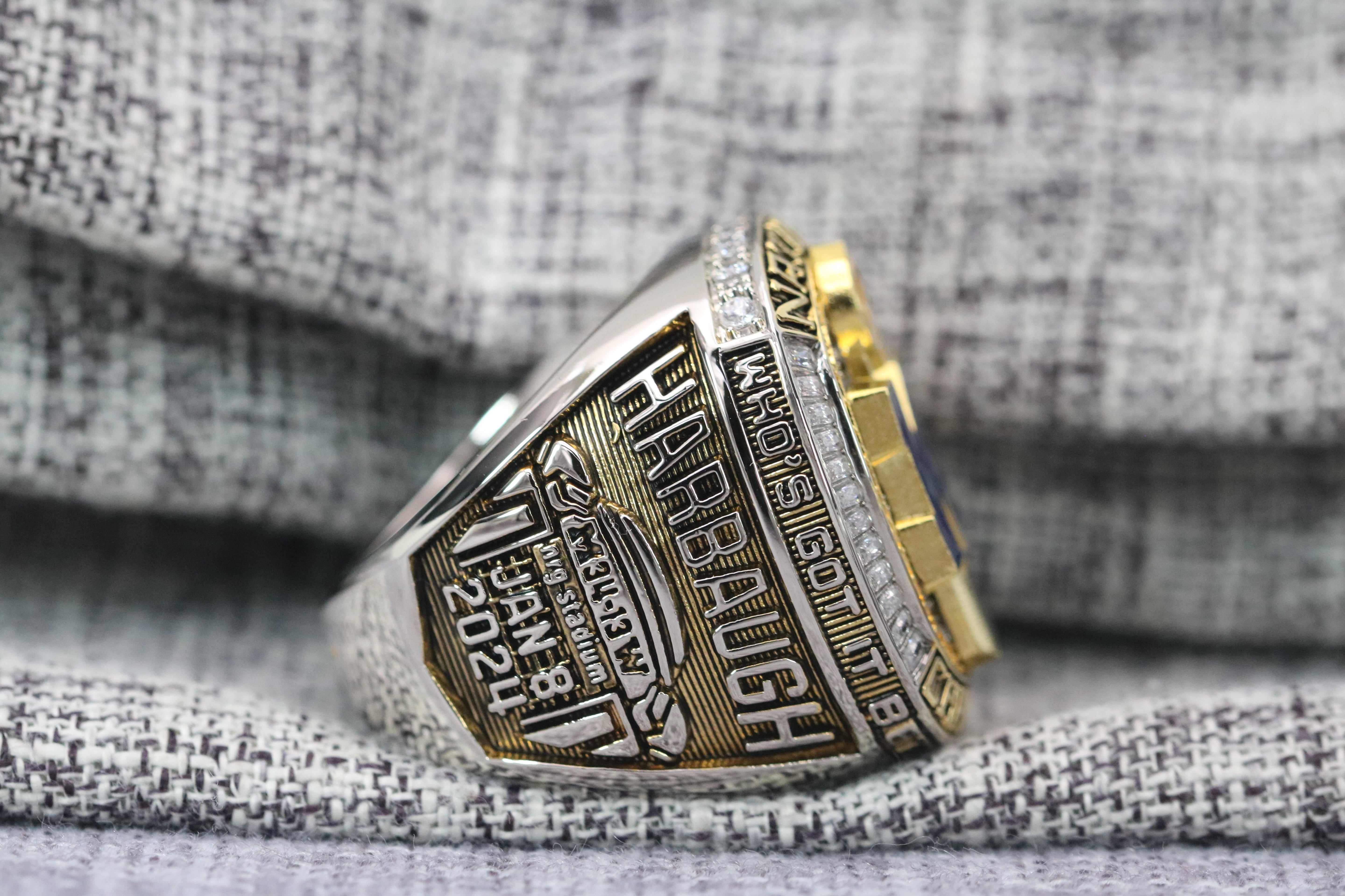 2024 Michigan Wolverines College Football National Championship Ring - Premium Series