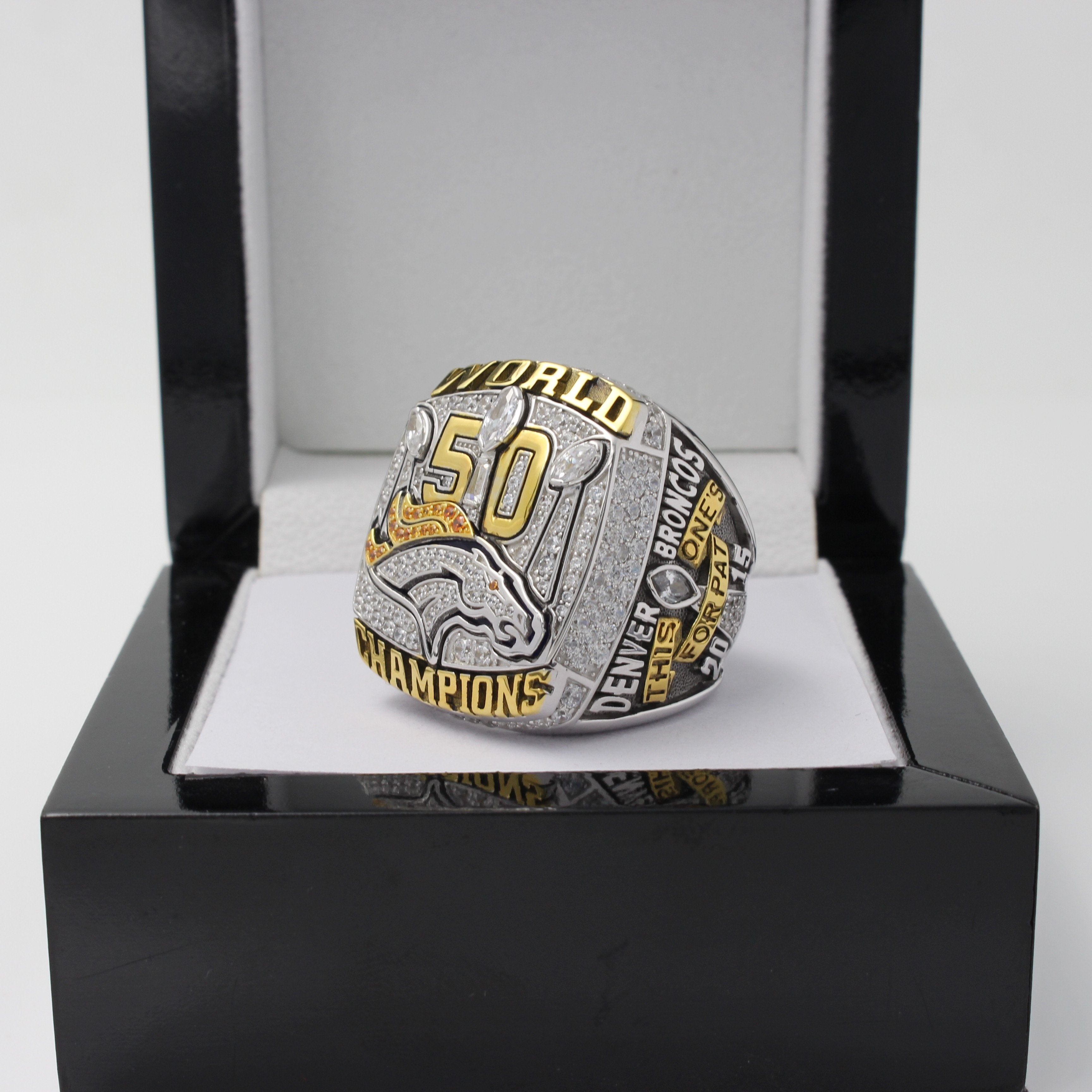 2015 Denver Broncos Super Bowl Ring - Ultra Premium Series