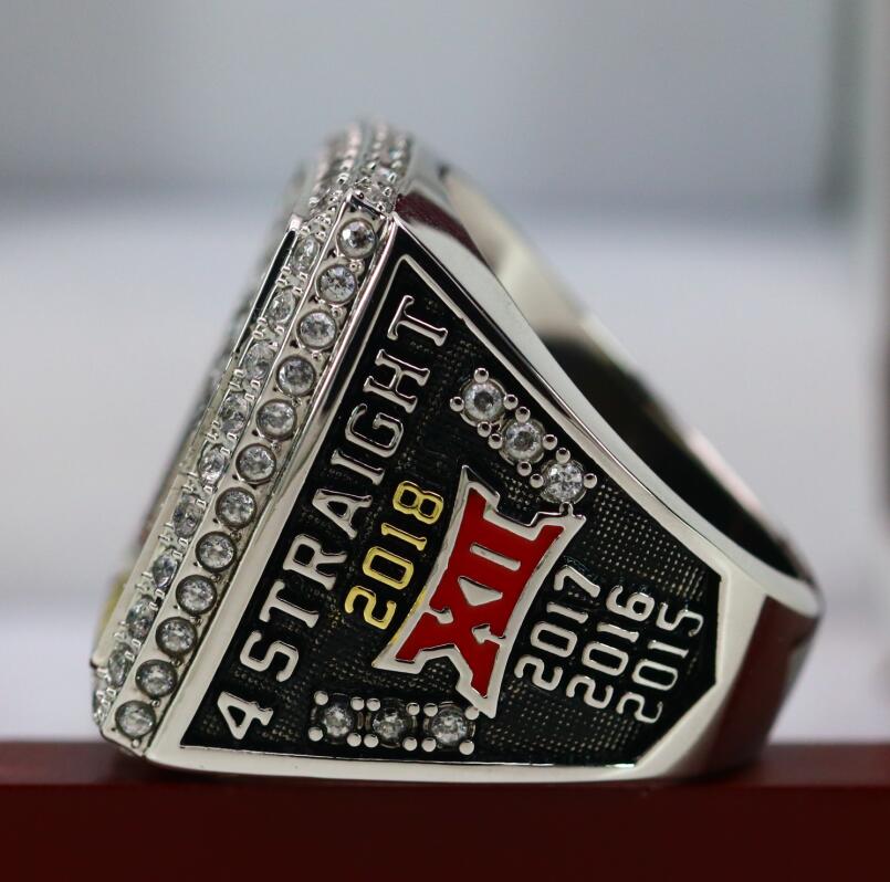 2018 Oklahoma Sooners Big 12 Championship Ring - Premium Series