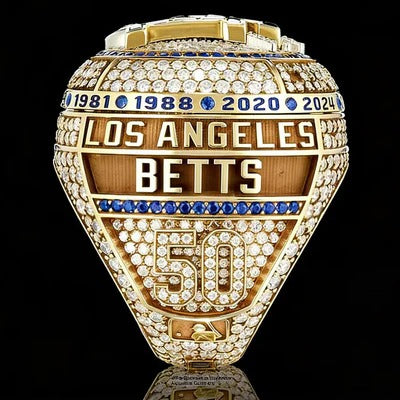 Los Angeles Dodgers World Series Championship Ring - Standard Series