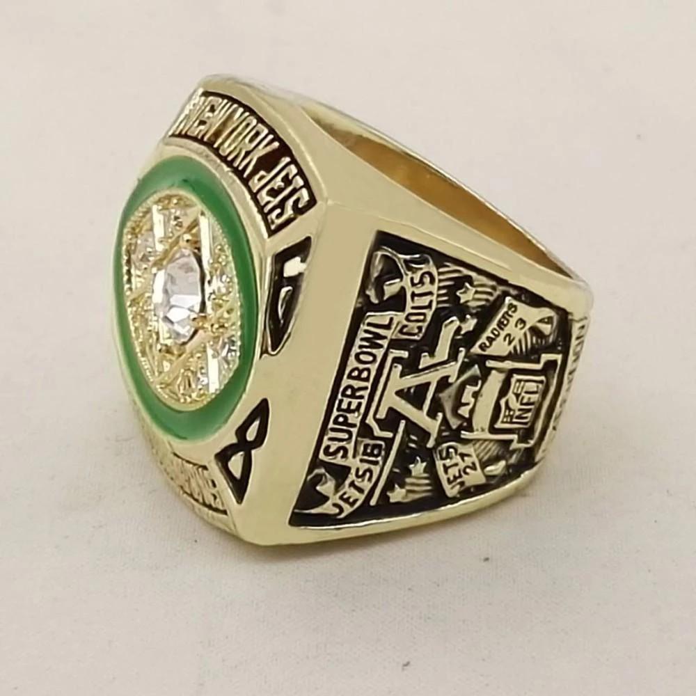 1968 New York Jets Super Bowl Championship Ring - Standard Series