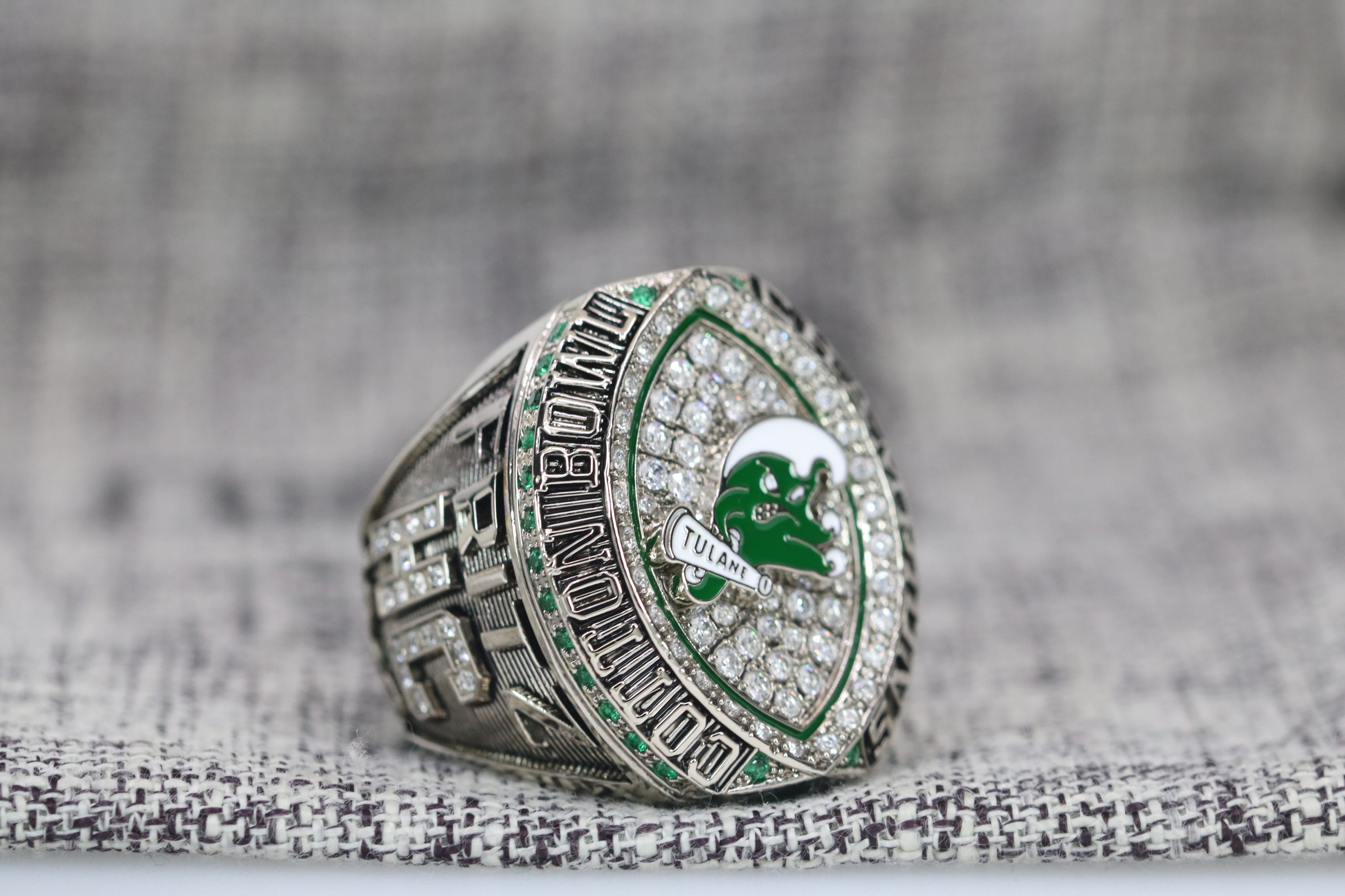 Fans Edition 2023 Tulane Green Wave Cotton Bowl Championship Ring- Premium Series