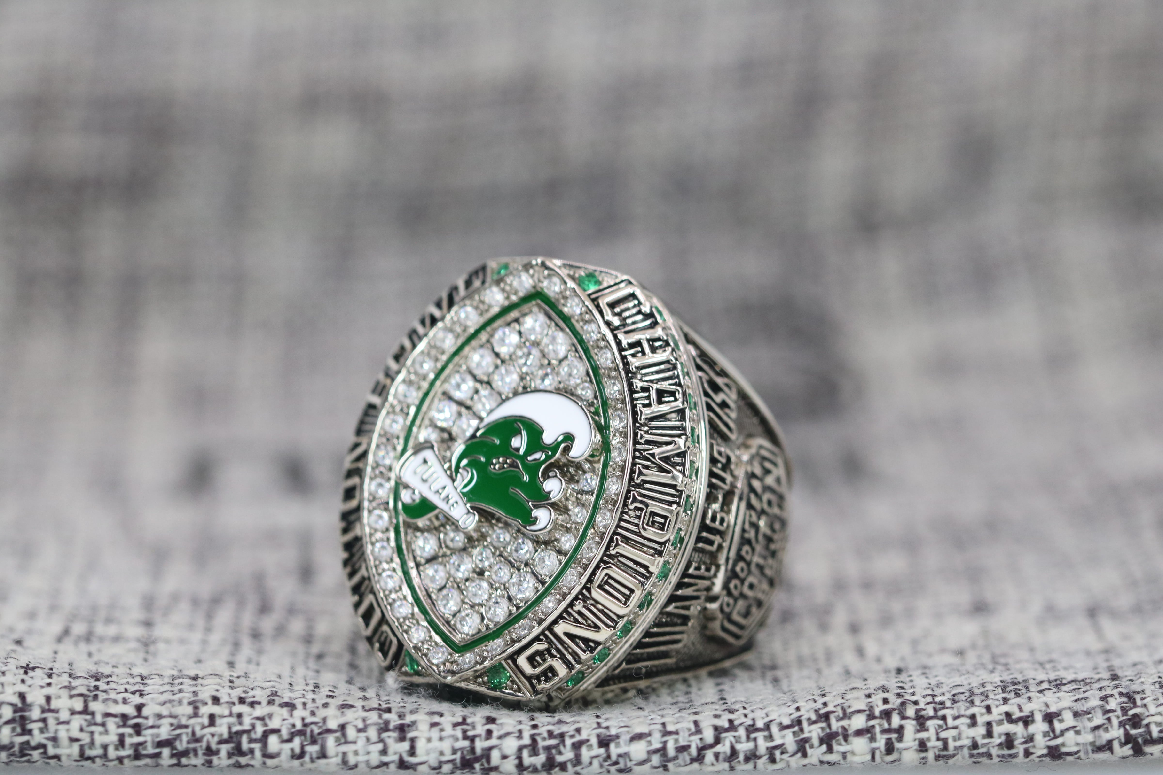 Fans Edition 2023 Tulane Green Wave Cotton Bowl Championship Ring- Premium Series