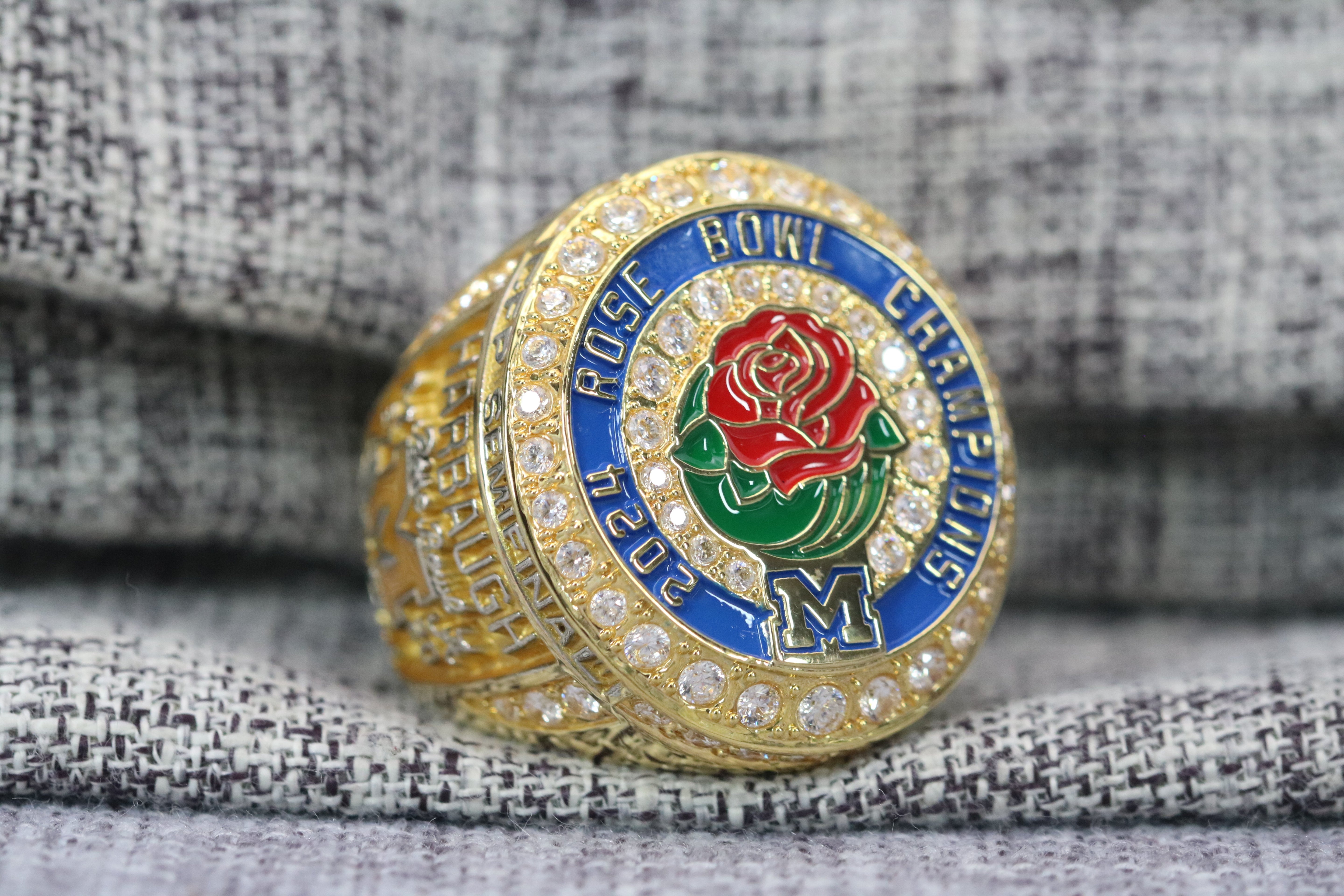 2024 Michigan Wolverines Rose Bowl Football Championship Ring- Premium Series
