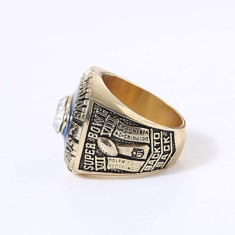 1973 Miami Dolphins Super Bowl Championship Ring - Standard Series